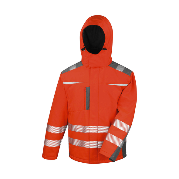 Result | High Visibility Jacket Dynamic SoftShell coating